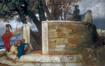 Sanktuarium Herkulesa autorstwa Arnold Böcklin