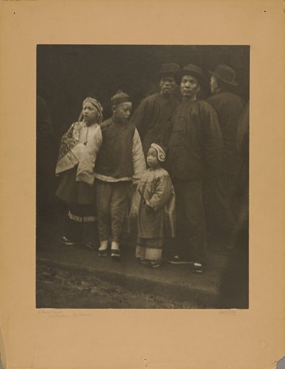 Mieszany tłum, Stare Chinatown - San Francisco autorstwa Arnold Genthe