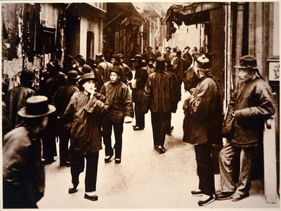 Ross Alley „Ulica hazardzistów”, Chinatown, San Francisco autorstwa Arnold Genthe