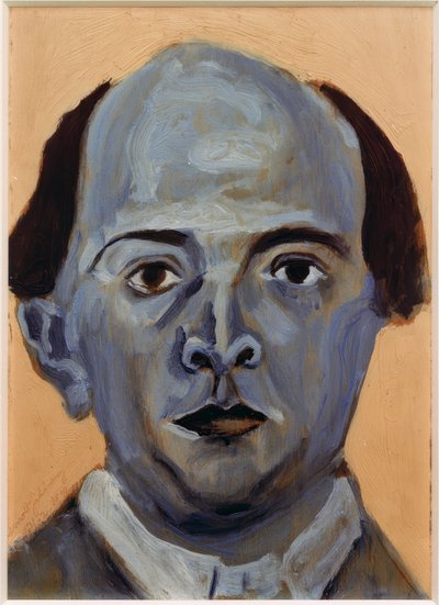 Niebieski autoportret autorstwa Arnold Schönberg