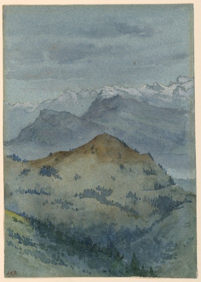 Alpy autorstwa Arnold William Brunner