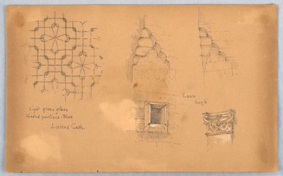 Detale architektoniczne w katedrze w Lisieux autorstwa Arnold William Brunner