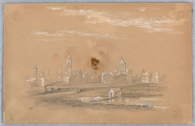 Panorama miasta autorstwa Arnold William Brunner