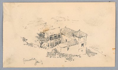 Dziedziniec, Granada autorstwa Arnold William Brunner