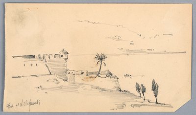 Fort w Villefranche autorstwa Arnold William Brunner