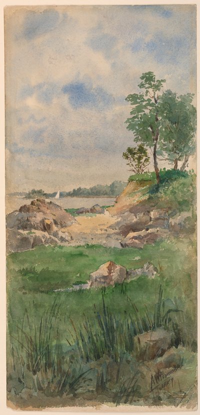 Krajobraz wyspy Nantucket autorstwa Arnold William Brunner