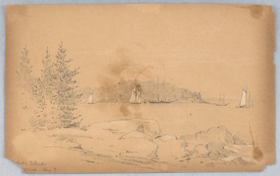 Wyspa Rodicka, Góra Pustynia autorstwa Arnold William Brunner
