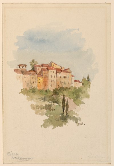 Siena autorstwa Arnold William Brunner