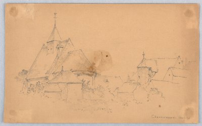 Szkic Chenonceaux autorstwa Arnold William Brunner