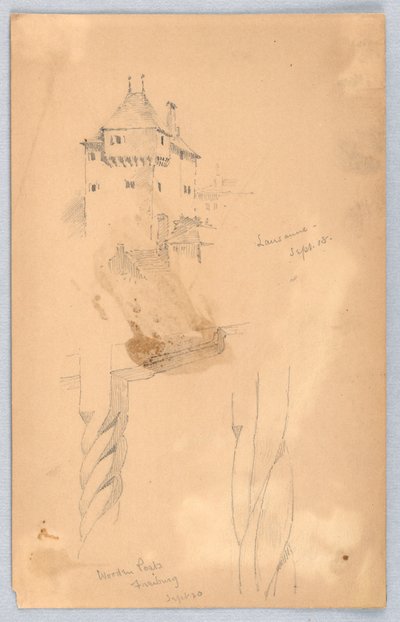 Szkice w Lozannie autorstwa Arnold William Brunner
