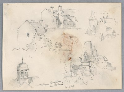Szkice z Château de Blois autorstwa Arnold William Brunner