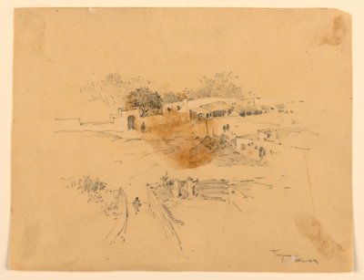Plac w Tangerze autorstwa Arnold William Brunner