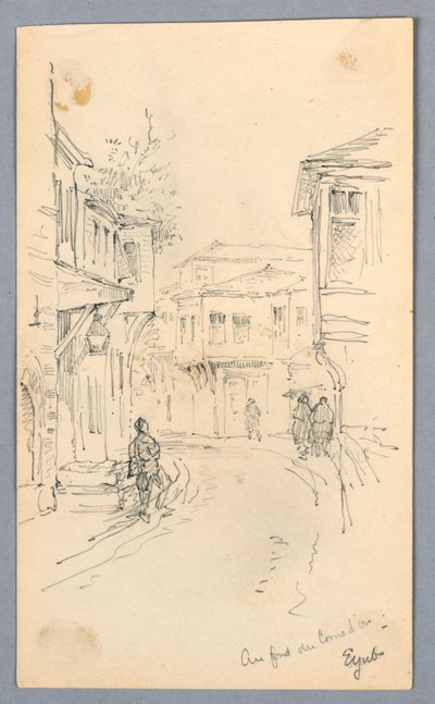 Scena uliczna autorstwa Arnold William Brunner