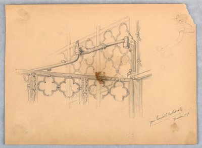 Studium zawiasu z katedry w Orvieto autorstwa Arnold William Brunner
