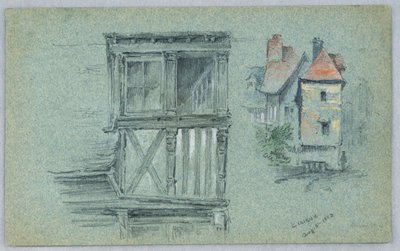 Dwa szkice Lisieux autorstwa Arnold William Brunner