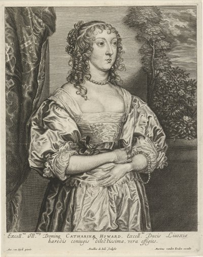 Portret Katherine Howard autorstwa Arnold de Jode