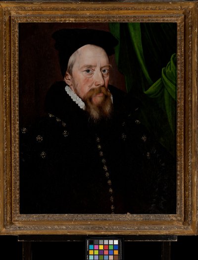 William Cecil, Lord Burghley (1520-1598), ok. 1575 r. (olej na desce) autorstwa Arnold von (by or after) Brounckhorst