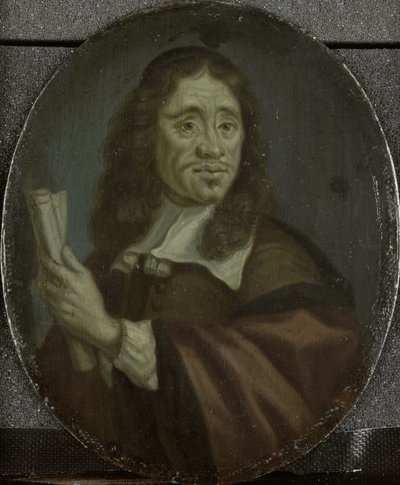 Jan Vos (1610-67), poeta z Amsterdamu autorstwa Arnoud van Halen