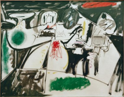 Ostatni obraz (czarny mnich) autorstwa Arshile Gorky