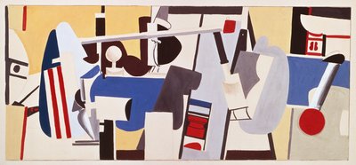 Studium do muralu dla budynku administracyjnego, Newark Airport, New Jersey autorstwa Arshile Gorky