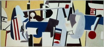 Studium ścienne dla budynku administracyjnego, lotnisko Newark, New Jersey autorstwa Arshile Gorky