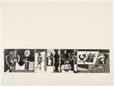 Bez tytułu, ok. 1931/32 (pióro i tusz na grafitowym ołówku) autorstwa Arshile Gorky