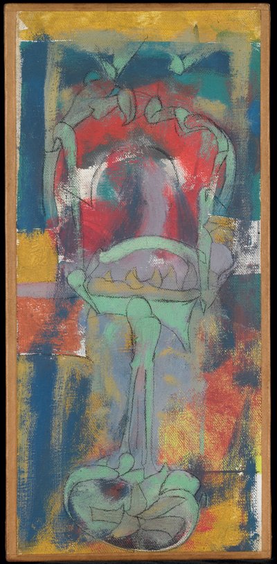 Bez tytułu, ok. 1946 r. (olej na płótnie) autorstwa Arshile Gorky