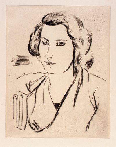 Młoda kobieta autorstwa Arshile Gorky