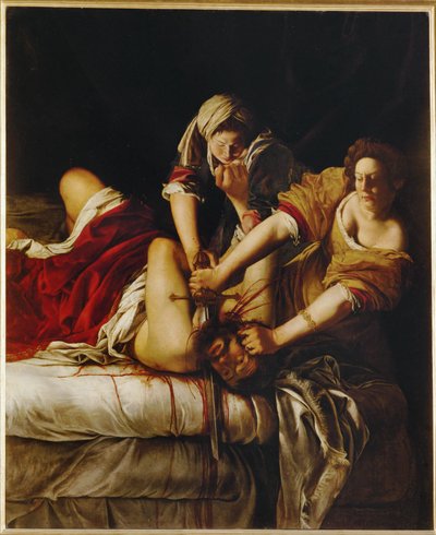 Judyta i Holofernes (obraz na płótnie) autorstwa Artemisia Gentileschi