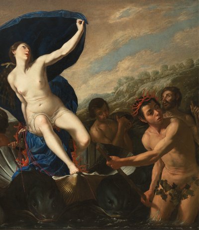 Triumf Galatei (olej na płótnie) autorstwa Artemisia and associate Gentileschi