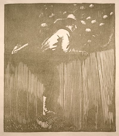 Zbieranie jabłek autorstwa Arthur Allen Lewis