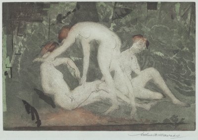 Przeciwko zieleni autorstwa Arthur B. Davies