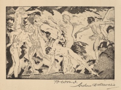 Przez Kalibana autorstwa Arthur B. Davies