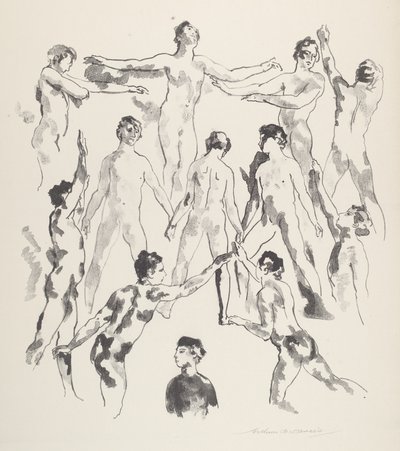 Dwunastu mężczyzn autorstwa Arthur B. Davies