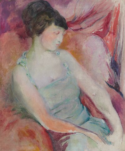 Portret Helen Fleck Seyffert, ok. 1921 r. (olej na płótnie) autorstwa Arthur Beecher Carles