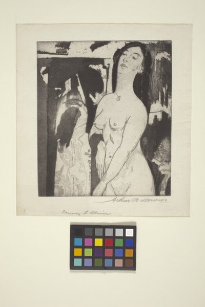 Drzwi do iluzji (akwaforta i akwatinta) autorstwa Arthur Bowen Davies