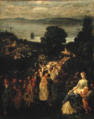 Dzieci przeszłości, ok.1898 (olej na płótnie) autorstwa Arthur Bowen Davies