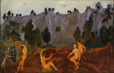 Wahanie Orestesa autorstwa Arthur Bowen Davies