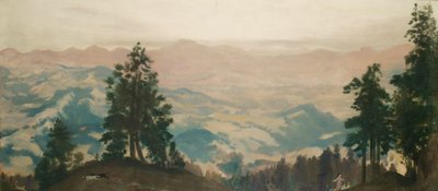 Pokusa pościgu, 1905 autorstwa Arthur Bowen Davies