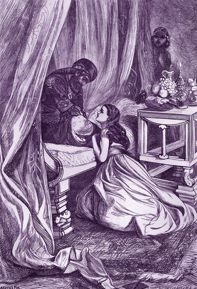 Opowieść z arabskich nocy - autorstwa Arthur Boyd Houghton