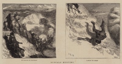 Polowanie na bizony autorstwa Arthur Boyd Houghton