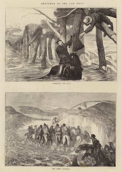 Szkice na Dalekim Zachodzie autorstwa Arthur Boyd Houghton