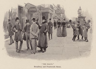 "Rialto" (rycina) autorstwa Arthur Burdett Frost