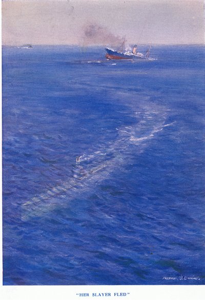 Jej zabójca uciekł z Cassells History of the British People opublikowanej przez Waverley Book Company Limited, c.1940 autorstwa Arthur C. Burgess