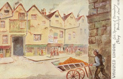Zaginiony Londyn – szczątki duszy opactwa Bermondsey, zburzone około 1896 r. autorstwa Arthur Charles Payne