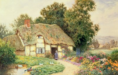 Domek nad kaczym stawem autorstwa Arthur Claude Strachan