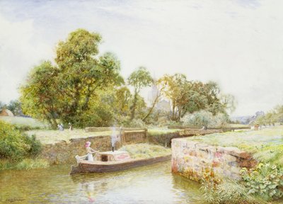 Zamek Stratford (akwarela) autorstwa Arthur Claude Strachan