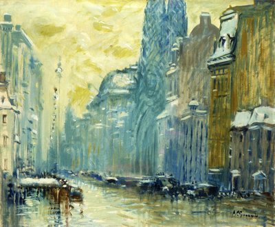 Piąta aleja autorstwa Arthur Clifton Goodwin