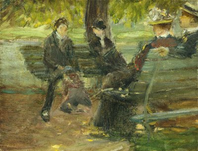 W parku autorstwa Arthur Clifton Goodwin