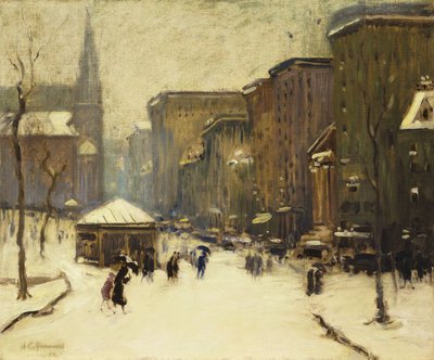 Kościół przy Park Street w Snow autorstwa Arthur Clifton Goodwin